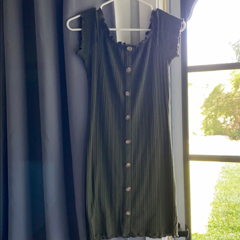Army green dress